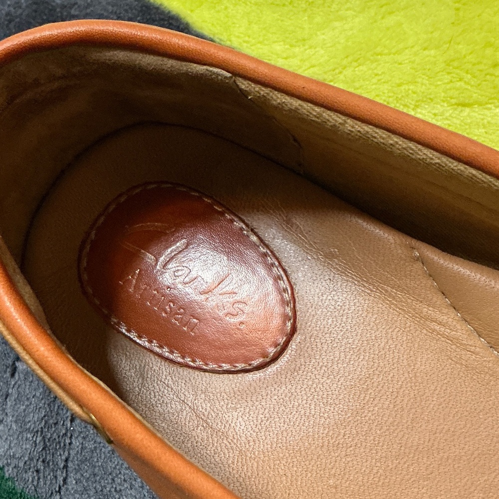 Clarks Women's Orange Moccasins Size 9.5 - Picture 2 of 14